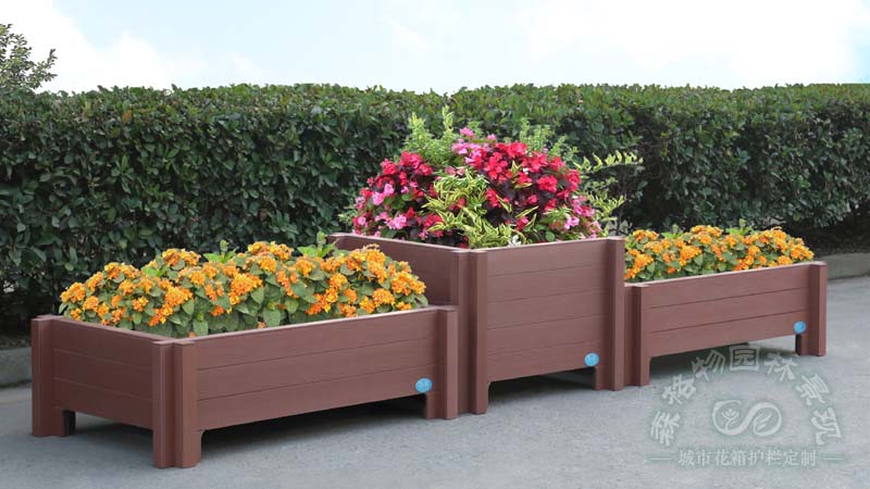 濟源公園廣場組合pvc花箱