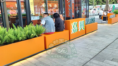 商場(chǎng)小區(qū)店鋪外擺鐵藝花箱
