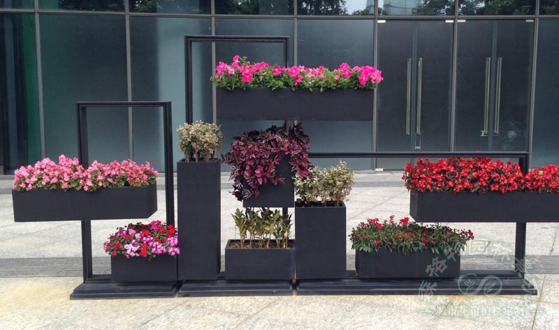 景觀花箱植物的布置