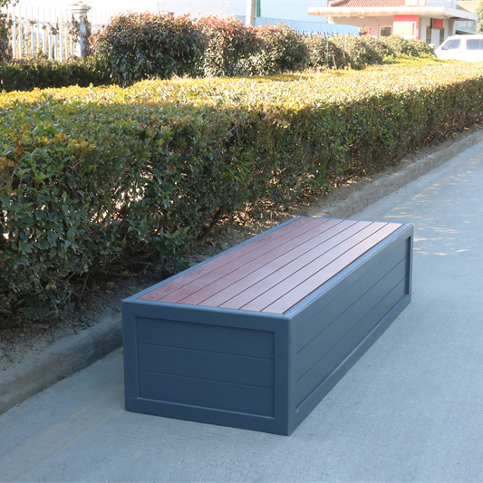 廣西pvc公園花箱座椅