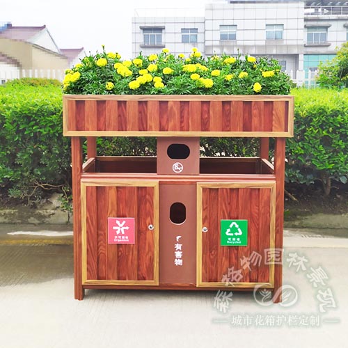 河北垃圾桶組合花箱