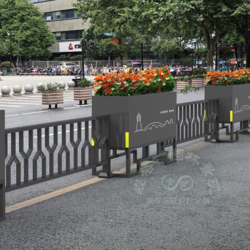 定制特色隔離花箱護欄