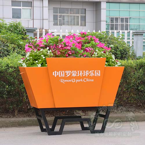 公園景區(qū)時(shí)尚不銹鋼花箱