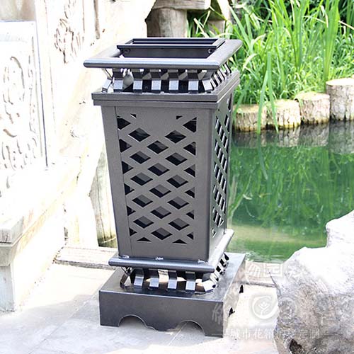 廣西高檔別墅復(fù)古垃圾桶果皮箱