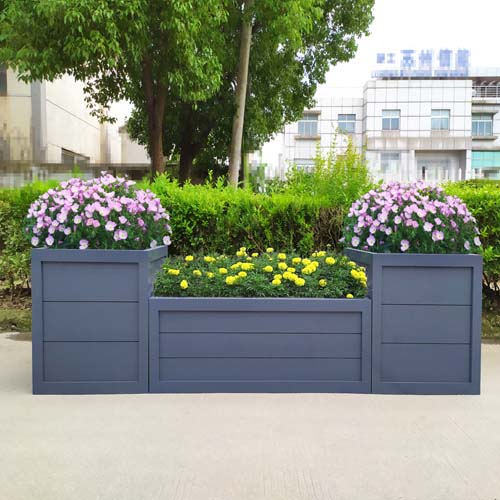 河北高低組合道路PVC花箱