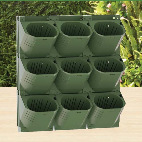 河南墻體立面綠化花箱