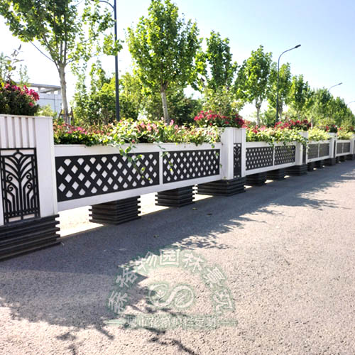 河北洛洛可馬槽PVC花箱護欄