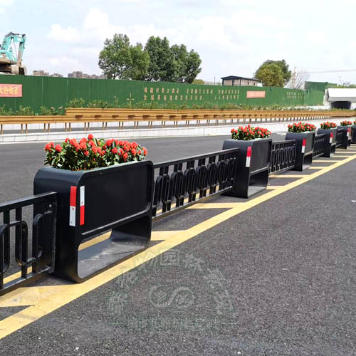 景德鎮市政經典款鈑金花箱護欄