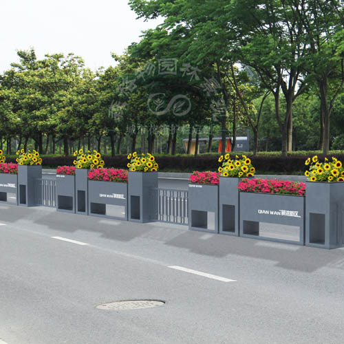 湖北道路中央隔離花箱護欄