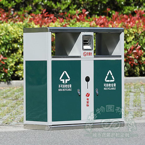 嘉興公園街道環(huán)衛(wèi)不銹鋼垃圾箱