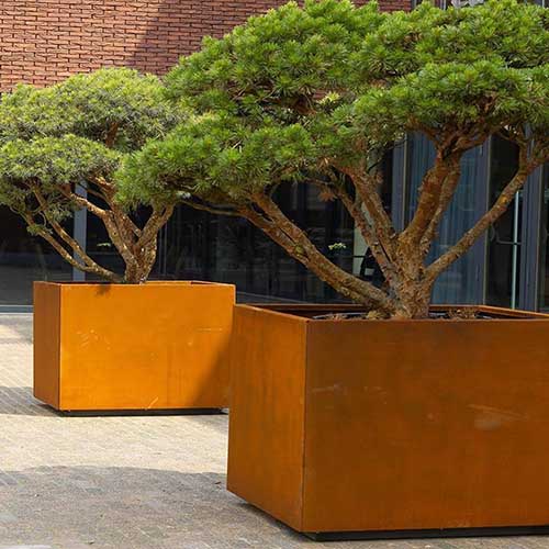 廣西耐候鋼花箱樹池