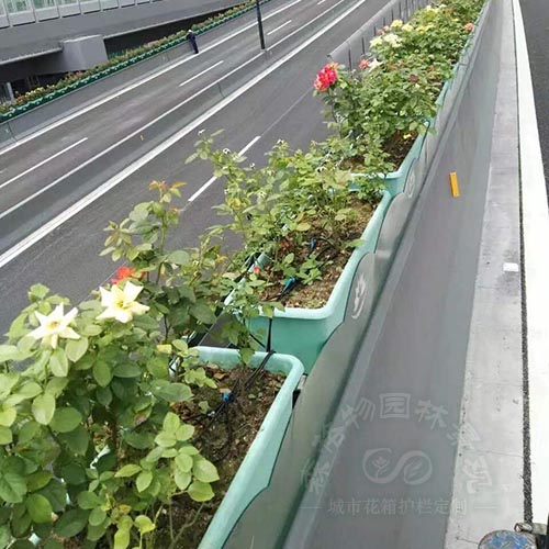 廣西高架橋梁花箱立交橋PP花盆