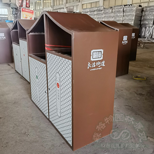 廣西不銹鋼雙分類垃圾桶