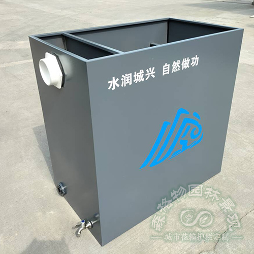 湖北海綿城市多功能不銹鋼雨水花箱