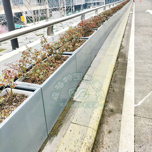 湖北橋梁綠化一體式花箱花槽