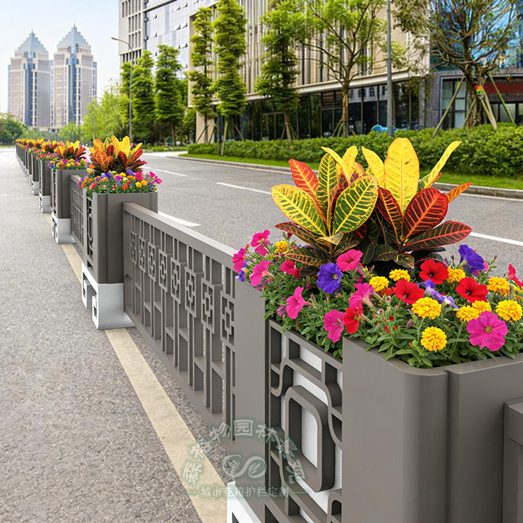 景德鎮錦繡中華市政道路花箱護欄