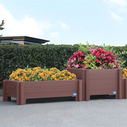 方形公園PVC花箱