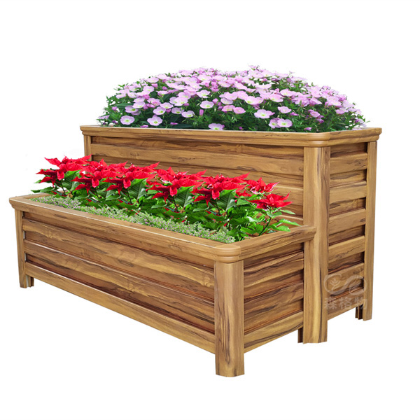 公園雙層鋁合金花箱