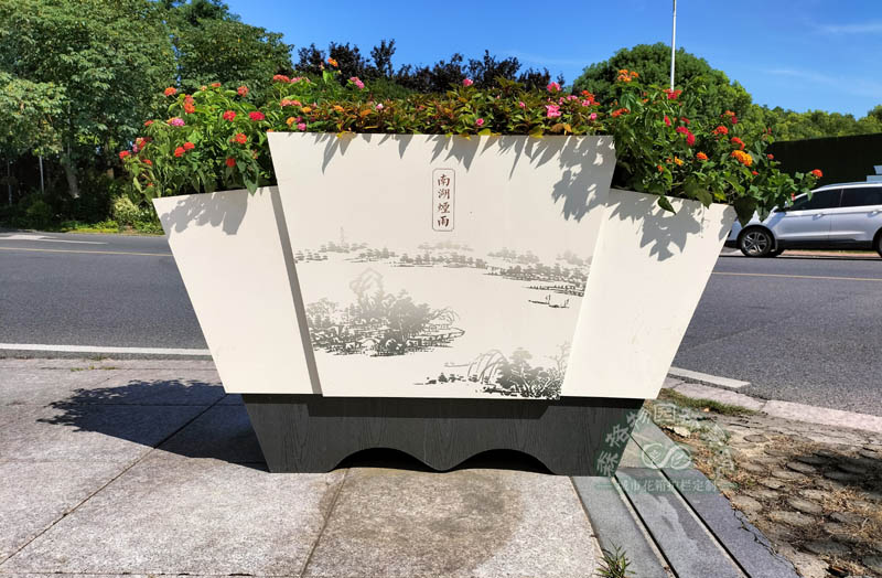 嘉興中心廣場花箱案例