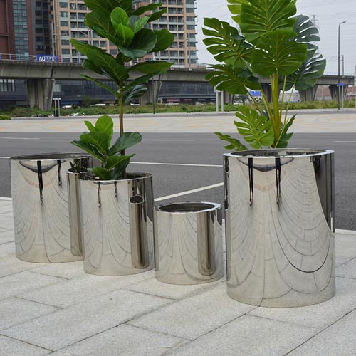 室內(nèi)201不銹鋼花盆