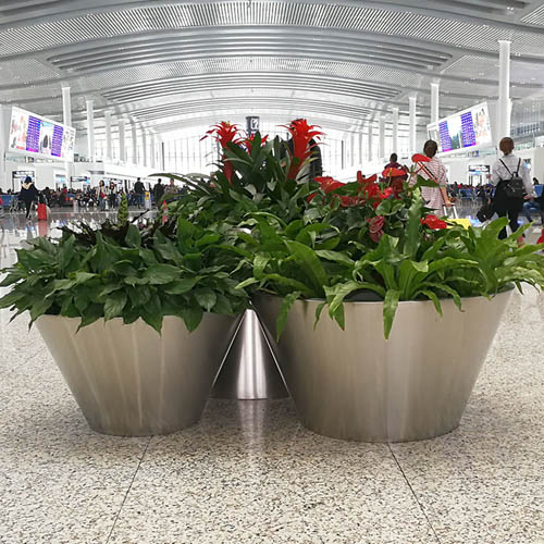 室內(nèi)201不銹鋼花盆