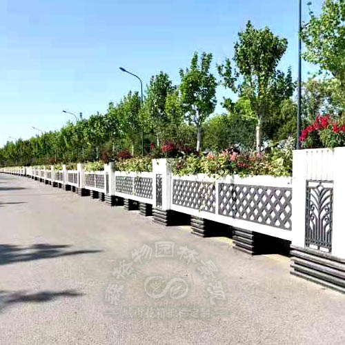 洛洛可馬槽PVC花箱護欄