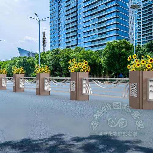 博古通今道路隔離護欄花箱