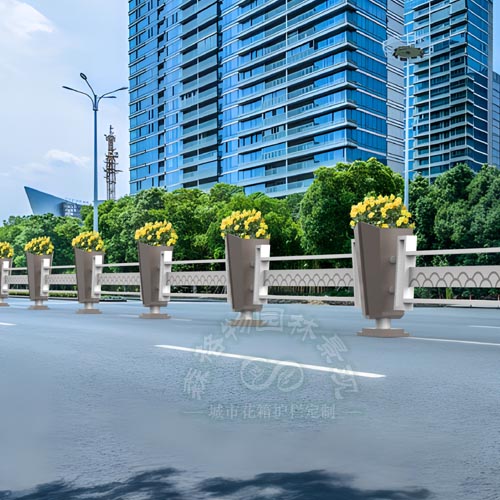 四海升平城市交通護欄花箱