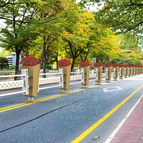 四海升平城市交通護欄花箱