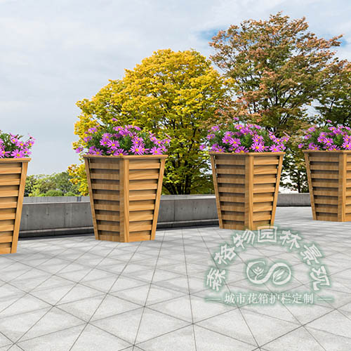 敞口梯形鋁合金花箱