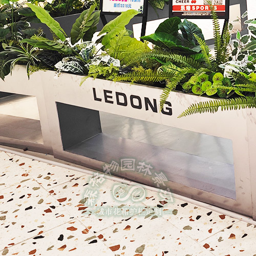 室內不銹鋼花箱隔斷