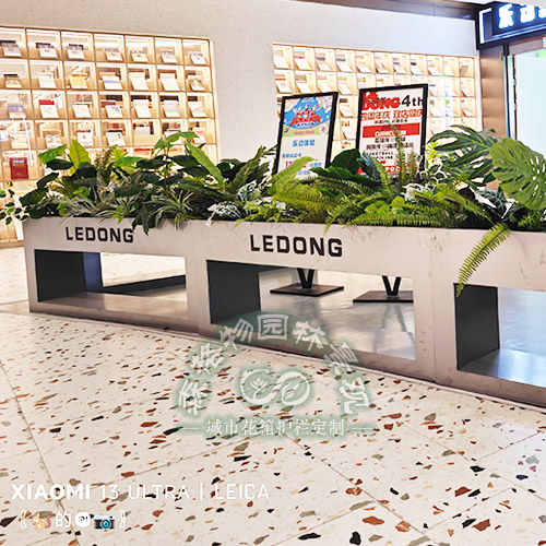 室內不銹鋼花箱隔斷